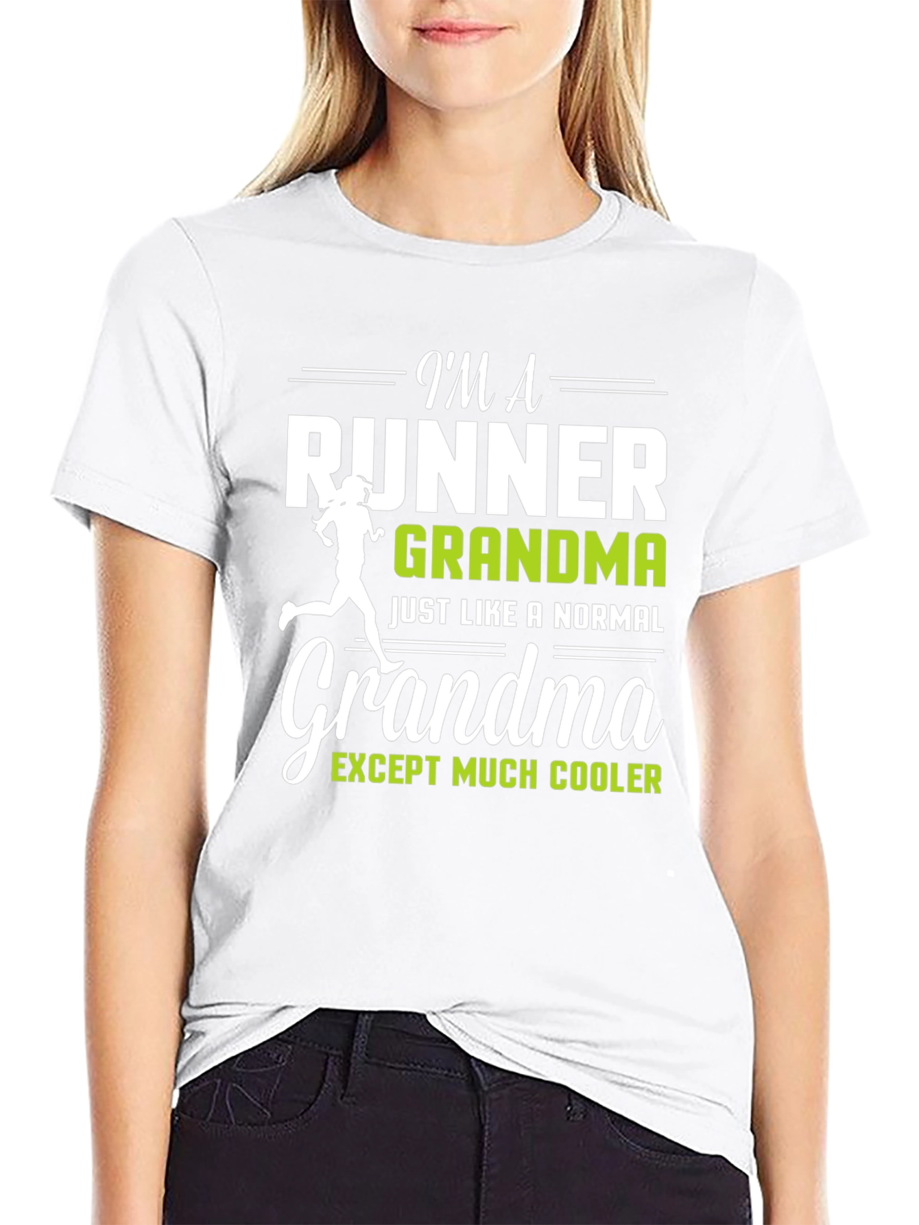 Runner Grandma Graphic T-Shirt - Funny Running Gift