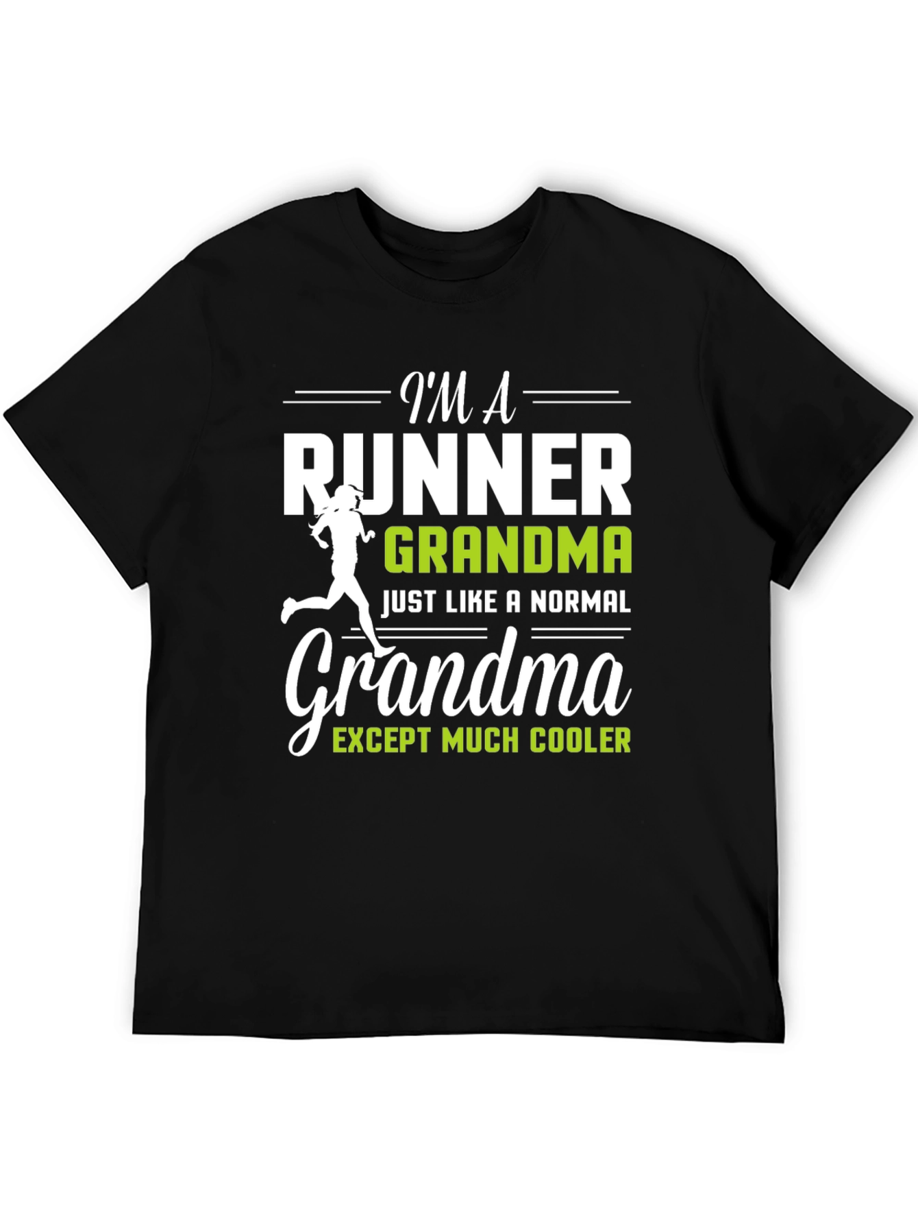 Runner Grandma Graphic T-Shirt - Funny Running Gift