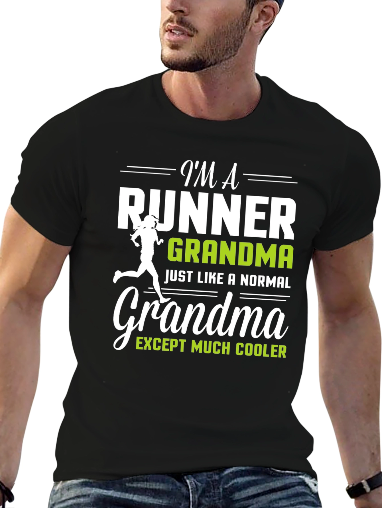 Runner Grandma Graphic T-Shirt - Funny Running Gift