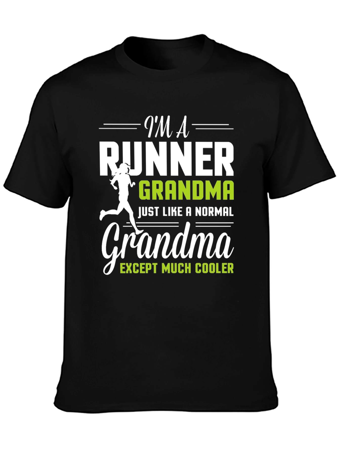 Runner Grandma Graphic T-Shirt - Funny Running Gift