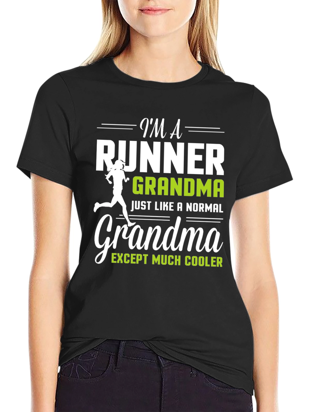 Runner Grandma Graphic T-Shirt - Funny Running Gift