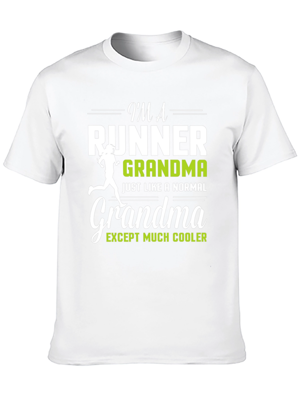 Runner Grandma Graphic T-Shirt - Funny Running Gift