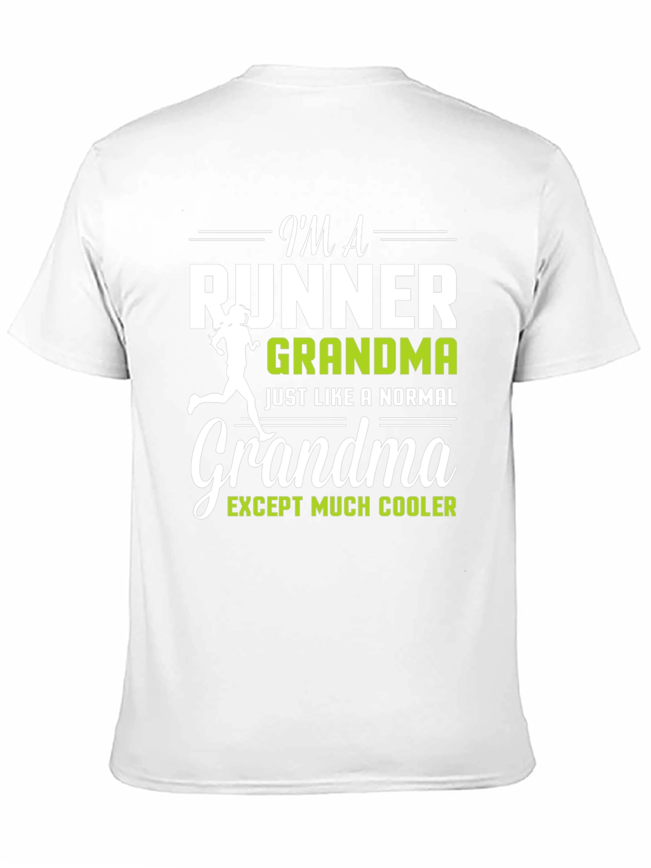 Runner Grandma Graphic T-Shirt - Funny Running Gift