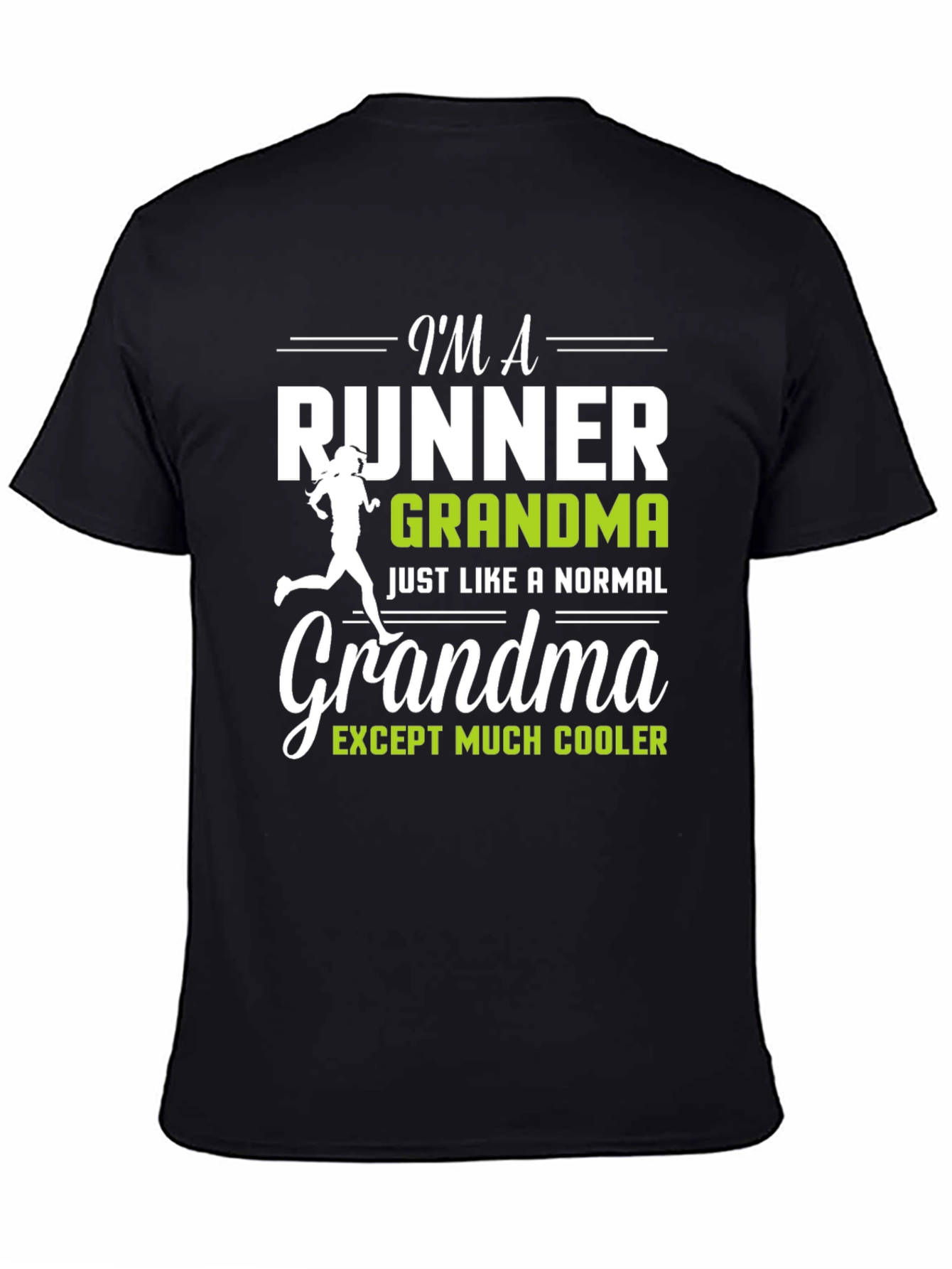 Runner Grandma Graphic T-Shirt - Funny Running Gift