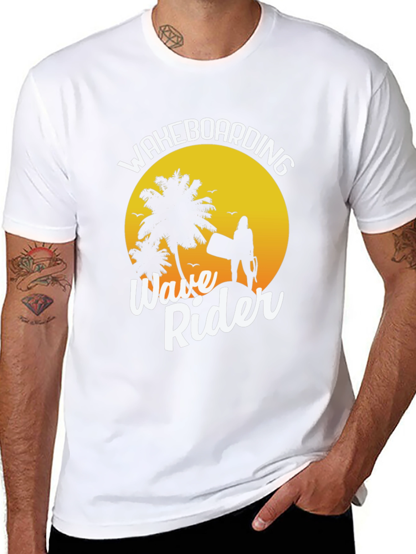 Wakeboarding Wave Rider Graphic Tee