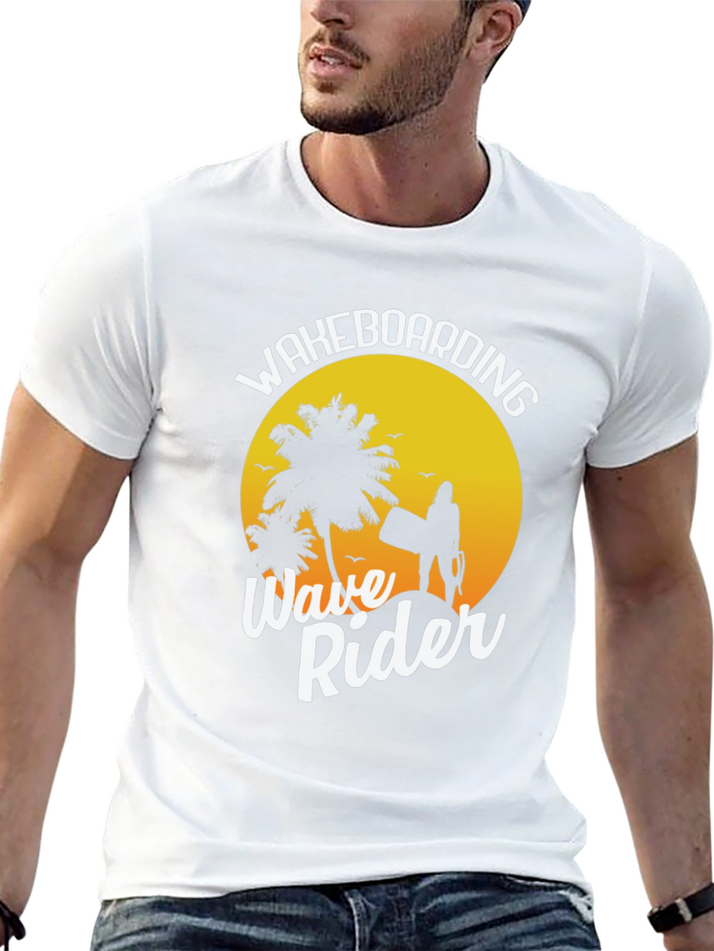 Wakeboarding Wave Rider Graphic Tee