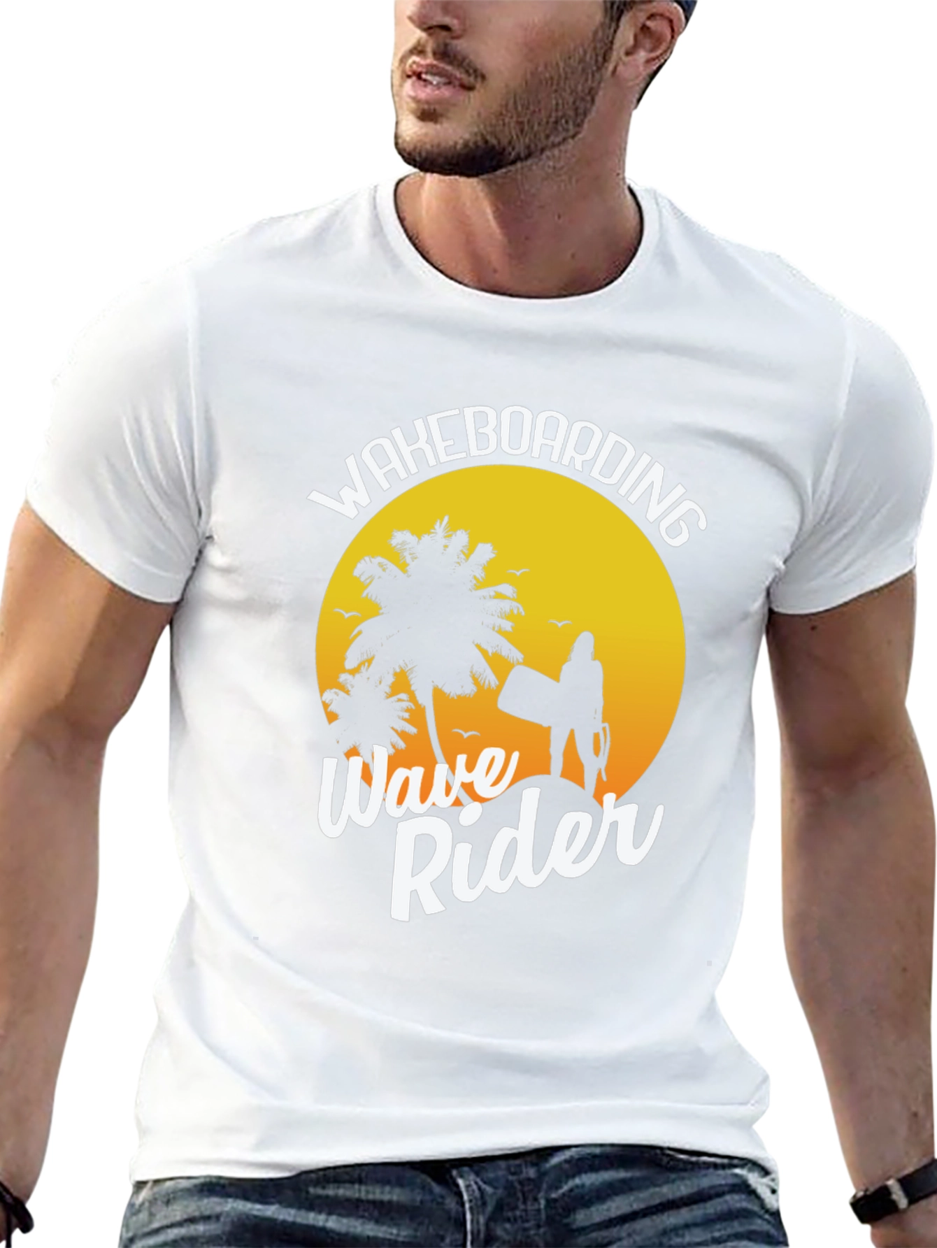 Wakeboarding Wave Rider Graphic Tee