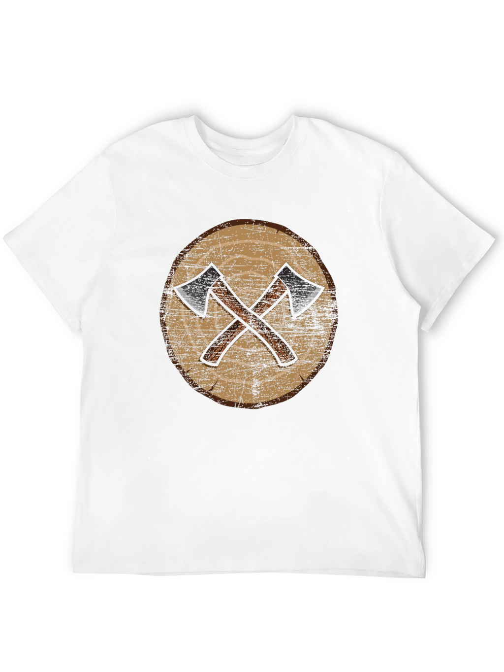 Viking Axe Shield Graphic Tee - Black