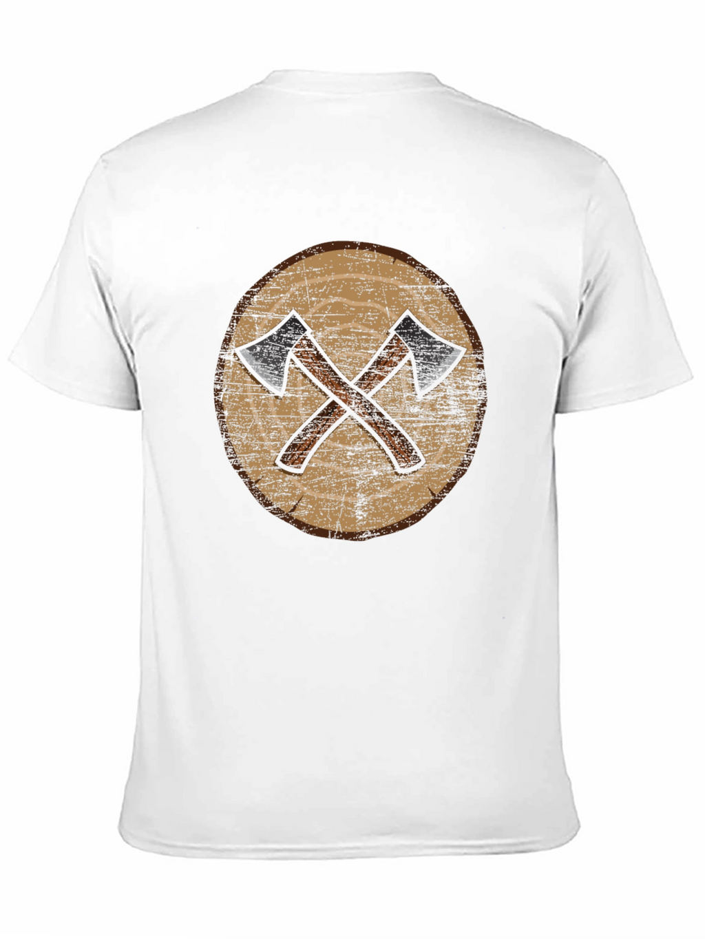 Viking Axe Shield Graphic Tee - Black