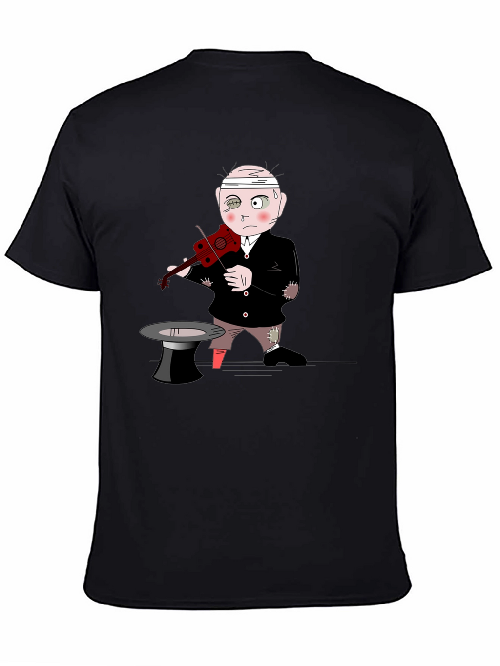 Cartoon Musician T-Shirt