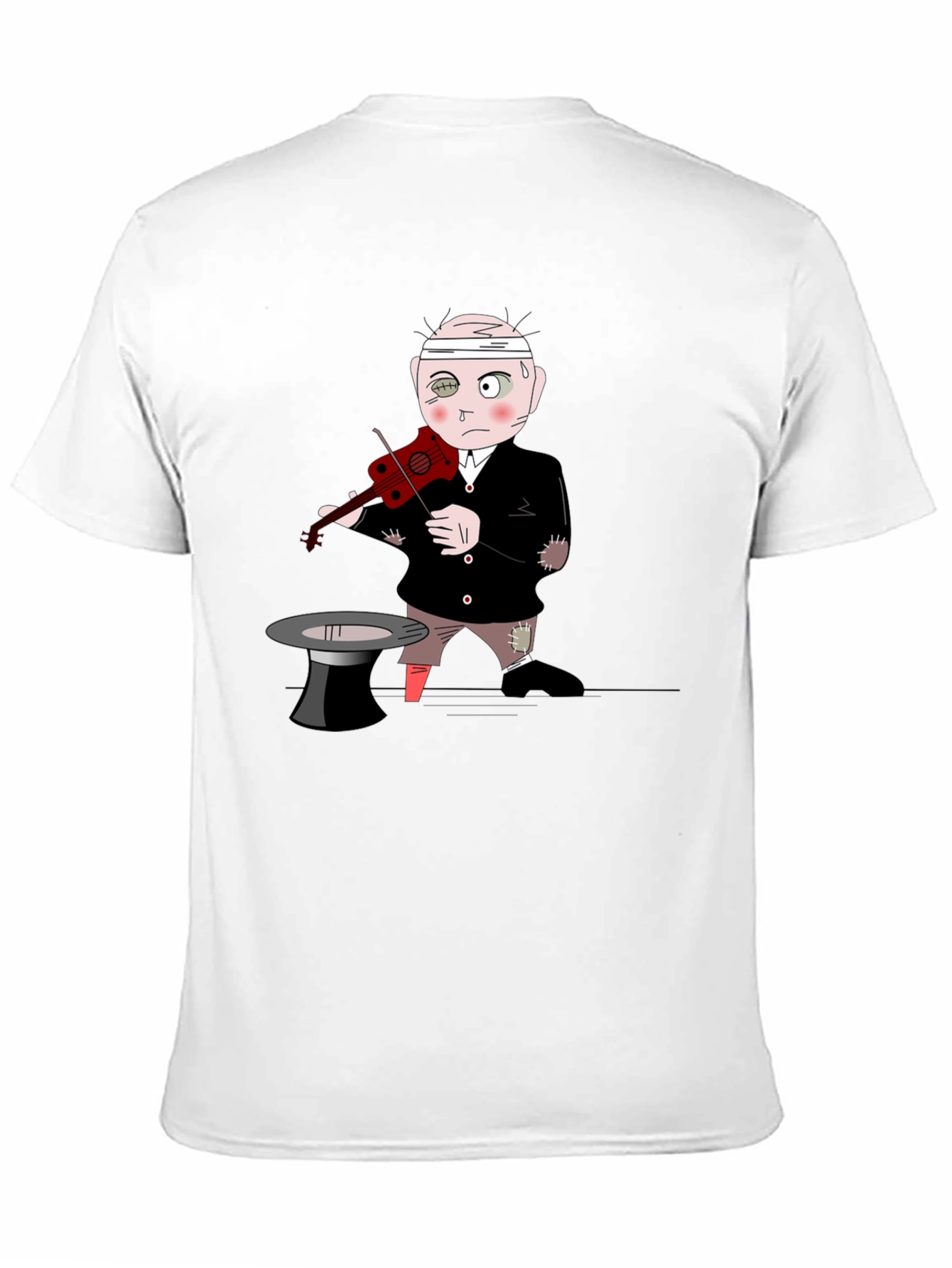 Cartoon Musician T-Shirt
