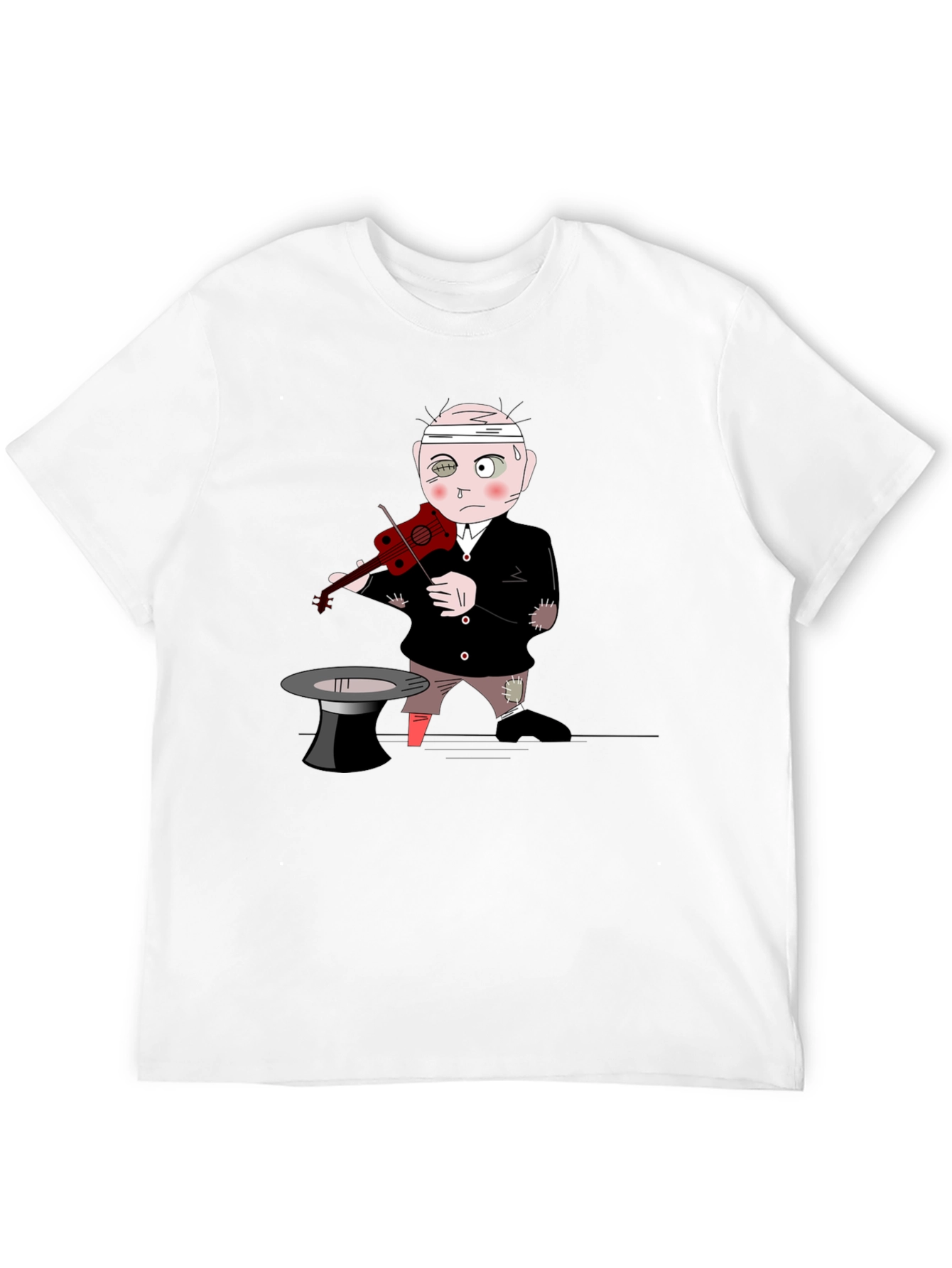 Cartoon Musician T-Shirt