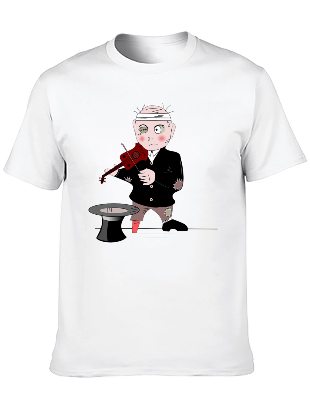 Cartoon Musician T-Shirt