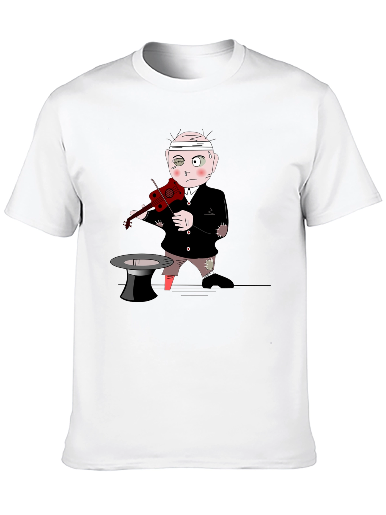 Cartoon Musician T-Shirt