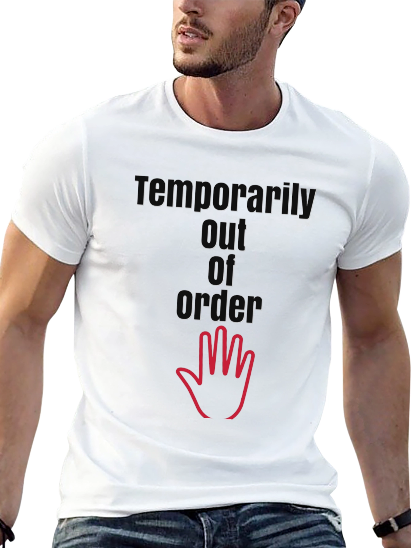 Temporarily Out of Order T-Shirt - Black