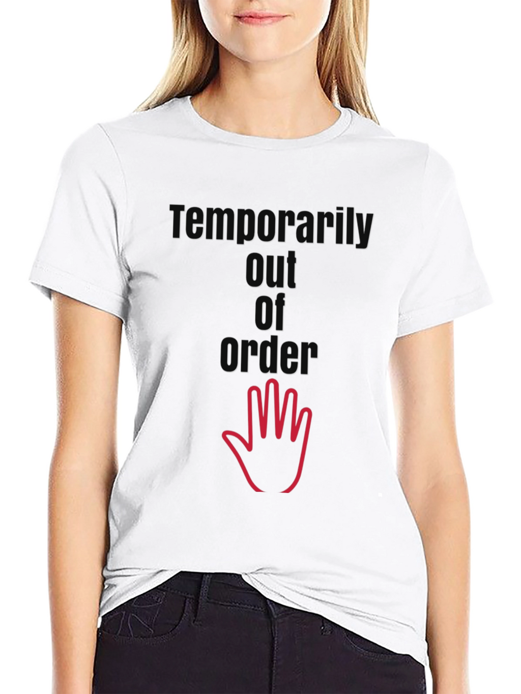 Temporarily Out of Order T-Shirt - Black