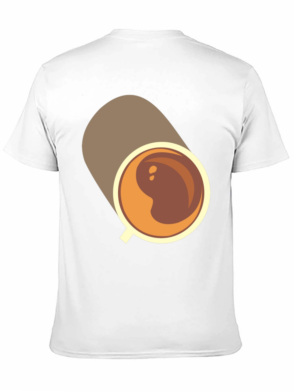 Coffee Cup Graphic Tee - Casual Black T-Shirt