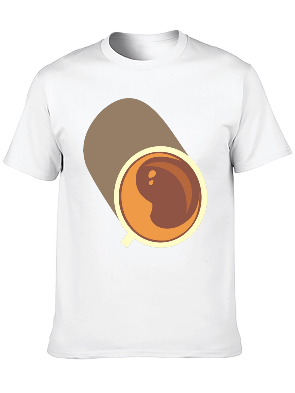 Coffee Cup Graphic Tee - Casual Black T-Shirt