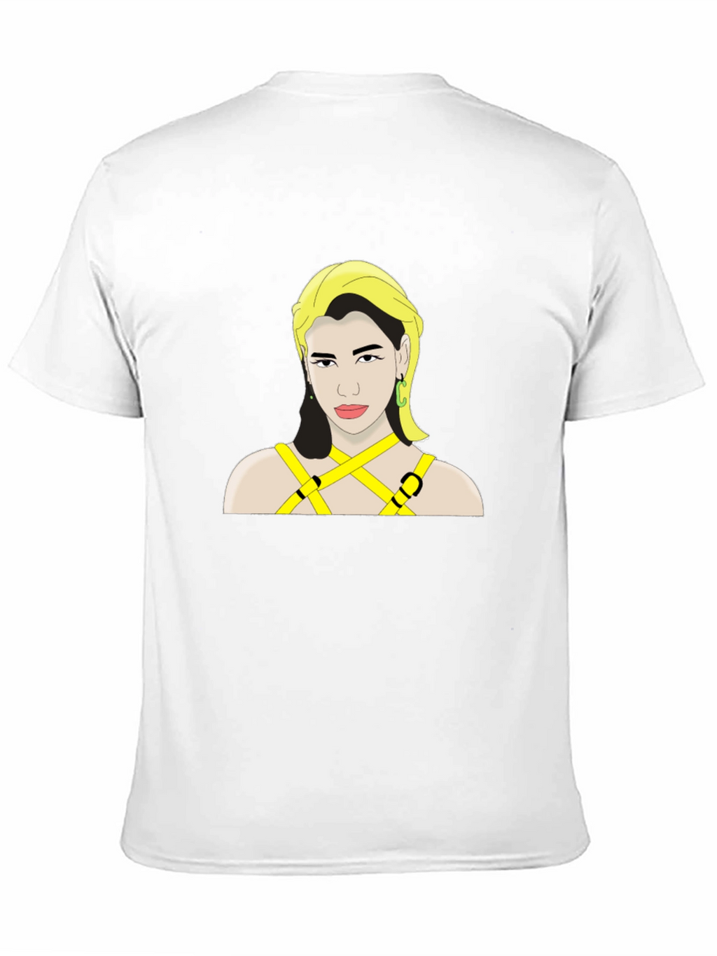 Dua Lipa Graphic Print Black T-Shirt