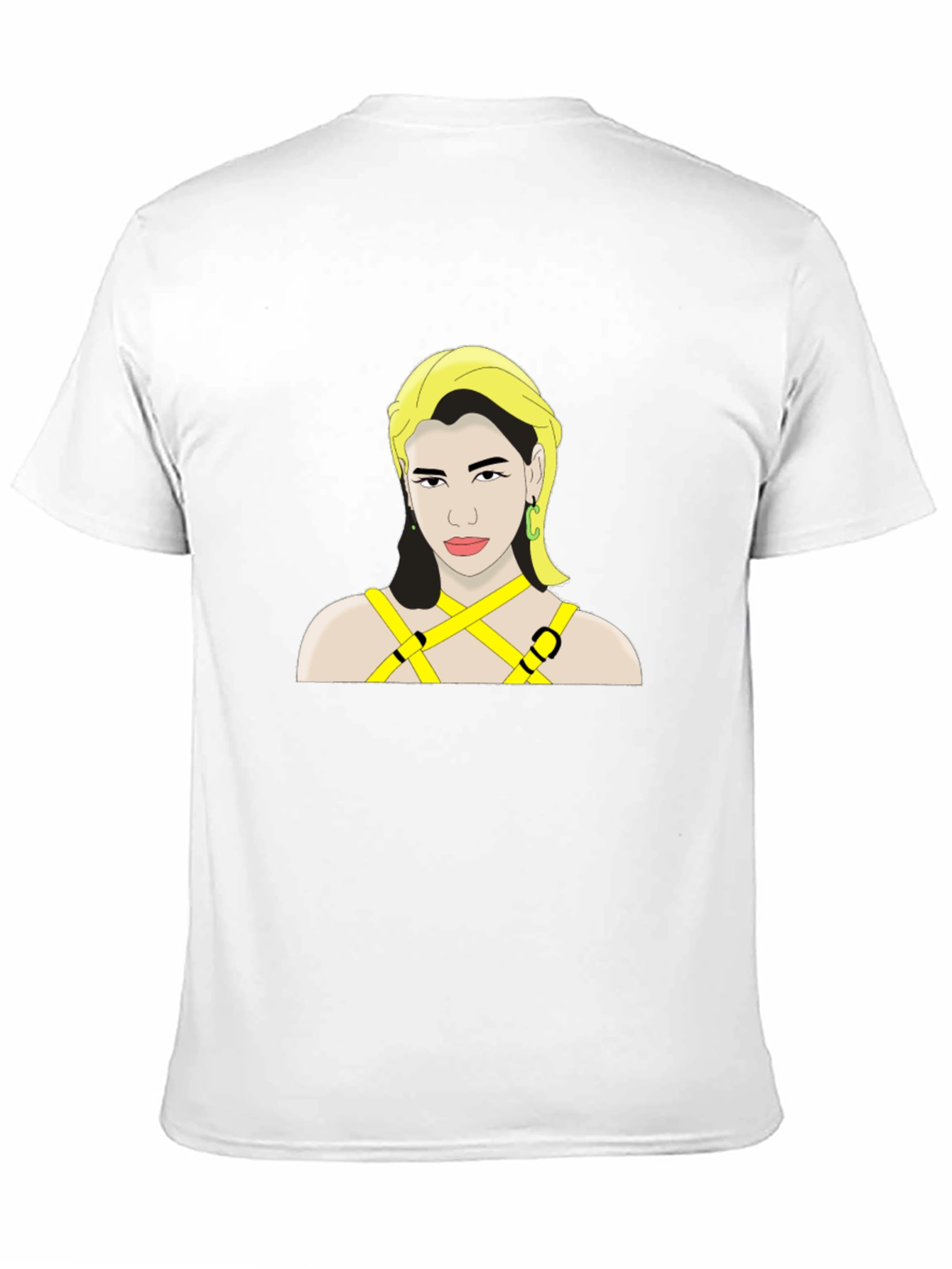 Dua Lipa Graphic Print Black T-Shirt