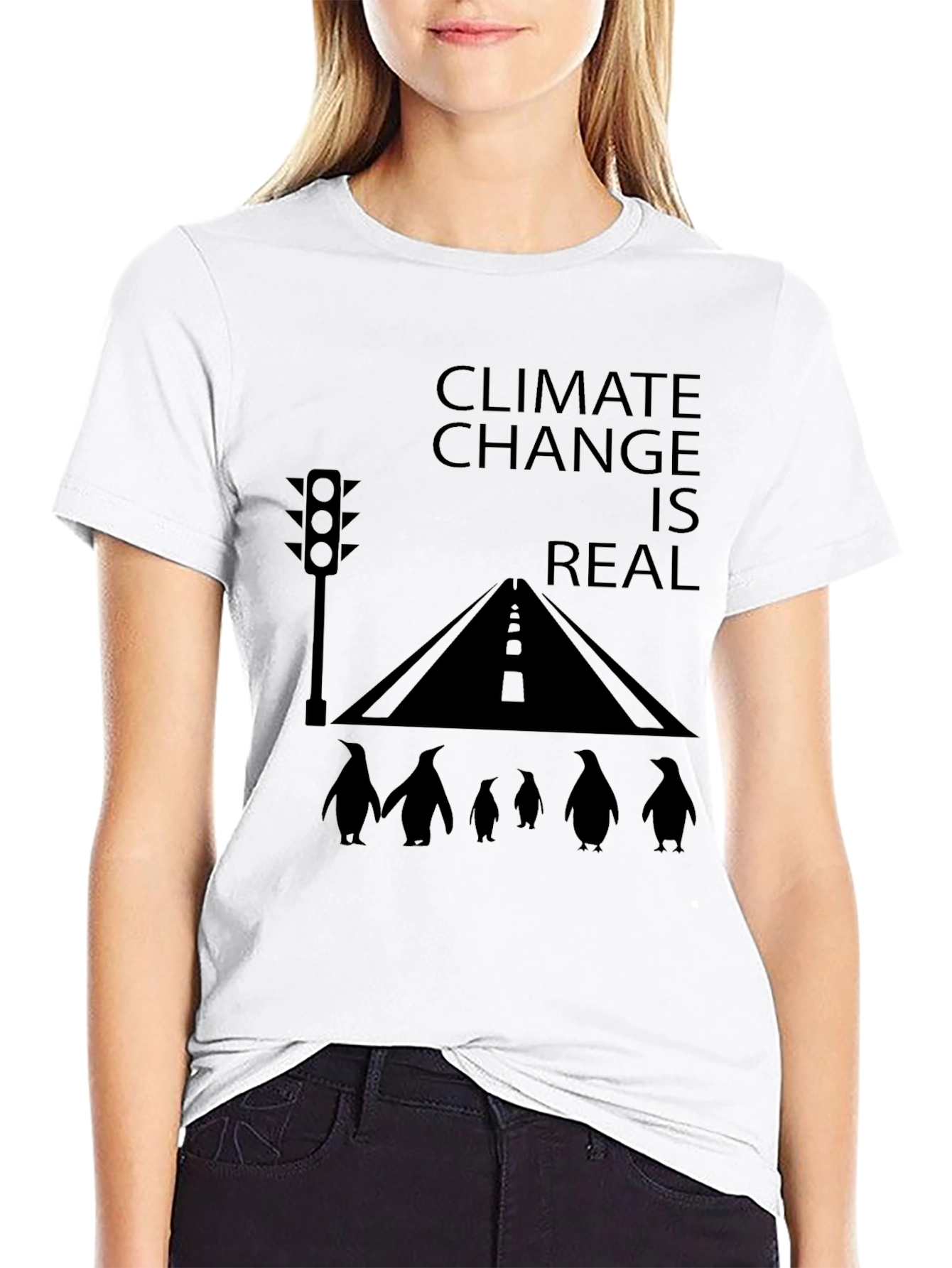 Climate Change Awareness T-Shirt - Penguin Road