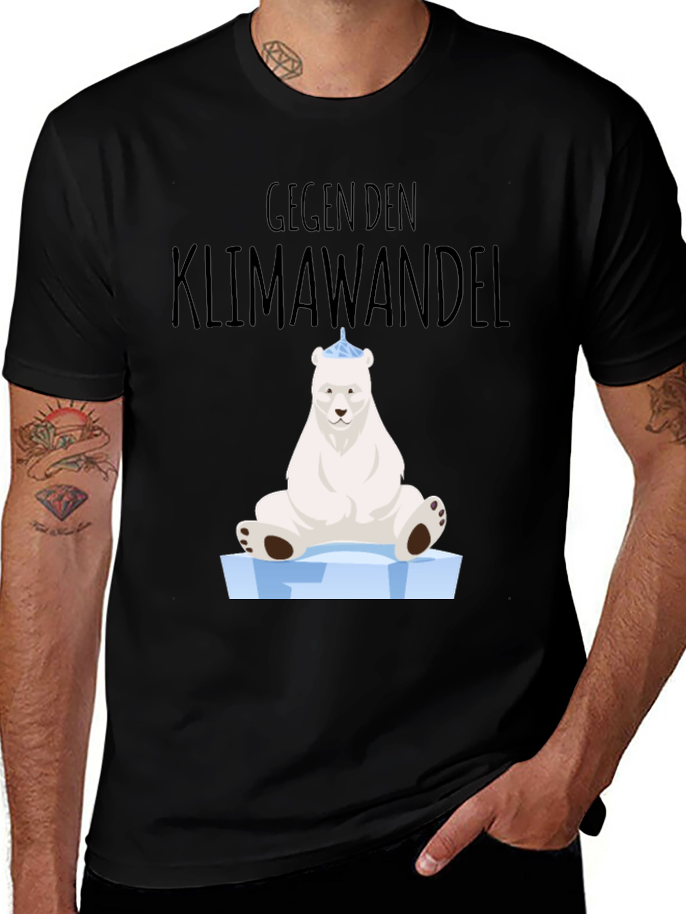 Against Climate Change Bear T-Shirt