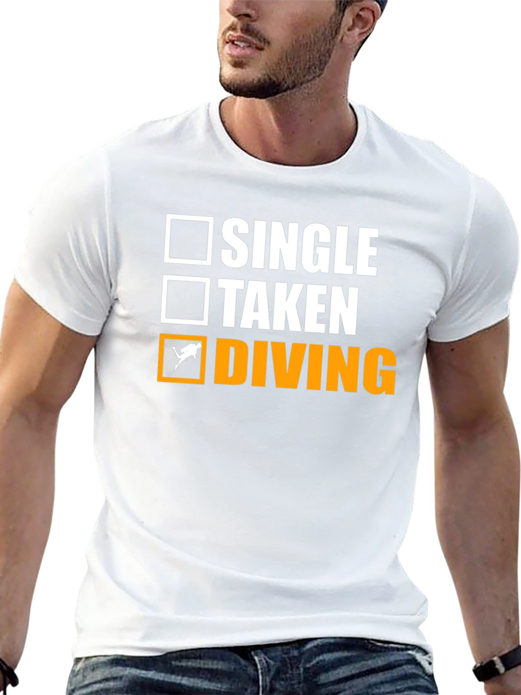 Single Taken Diving T-Shirt Diver Gift