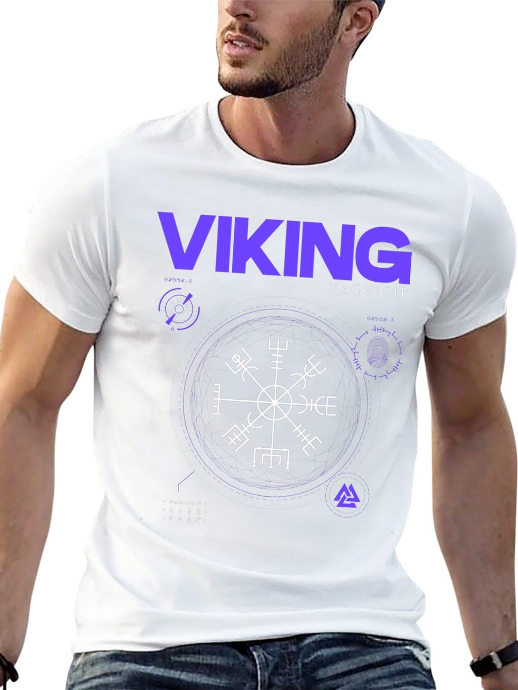 Viking Vegvisir Graphic T-Shirt