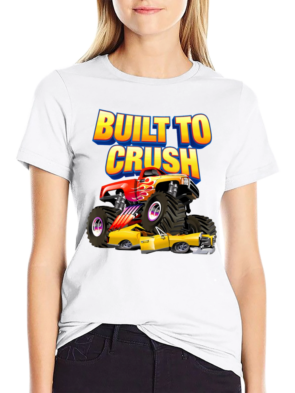 Built to Crush Monster Truck Graphic Tee
