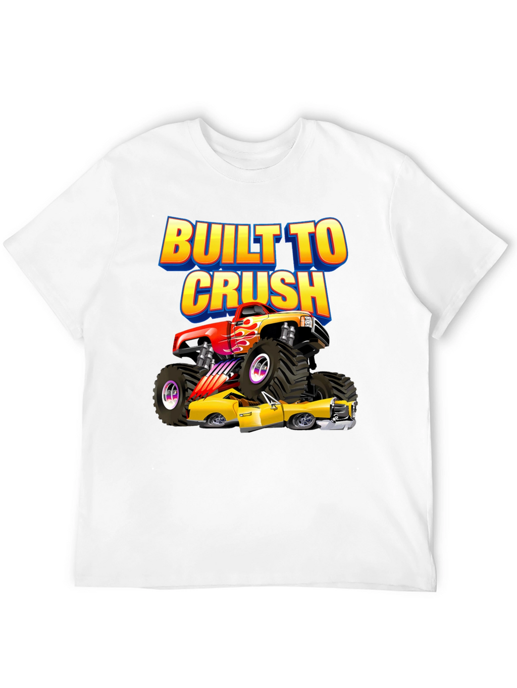 Built to Crush Monster Truck Graphic Tee