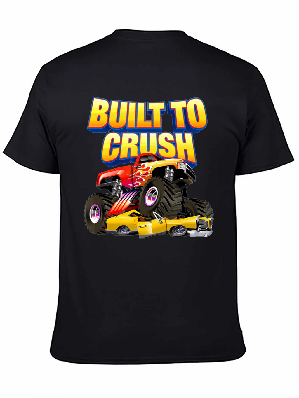 Built to Crush Monster Truck Graphic Tee