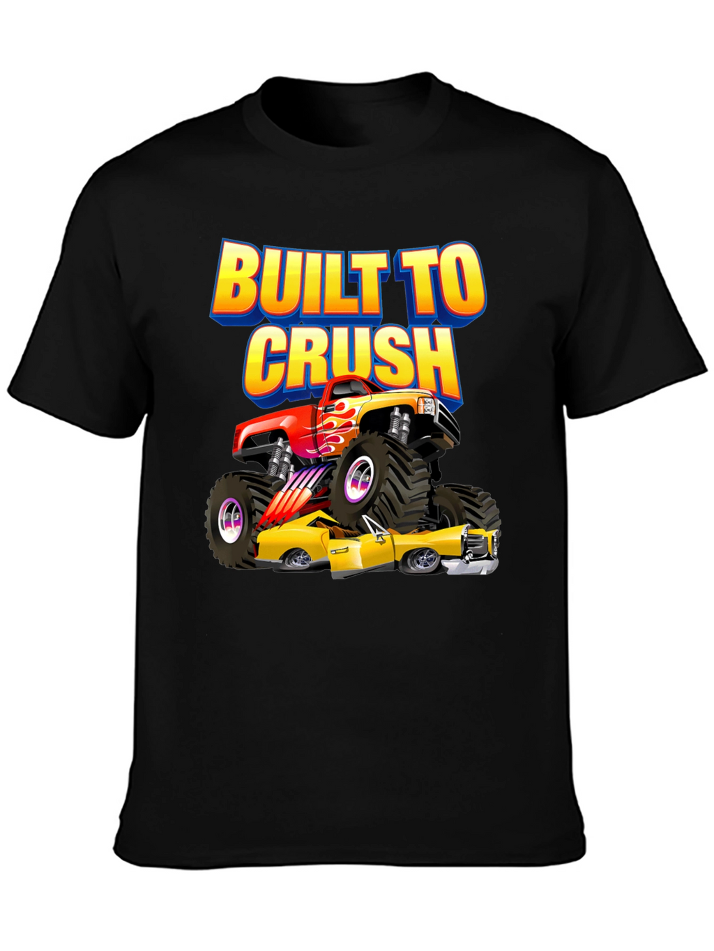 Built to Crush Monster Truck Graphic Tee