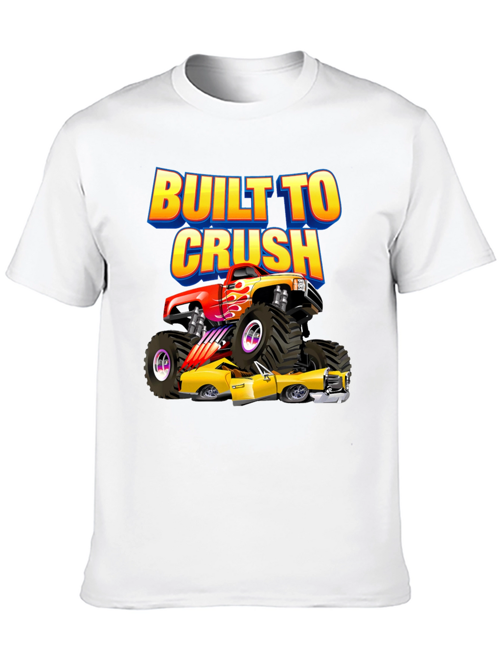 Built to Crush Monster Truck Graphic Tee