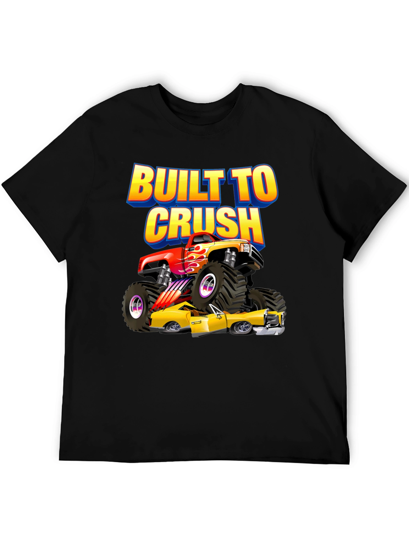 Built to Crush Monster Truck Graphic Tee