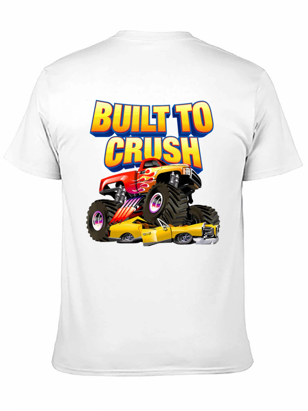 Built to Crush Monster Truck Graphic Tee