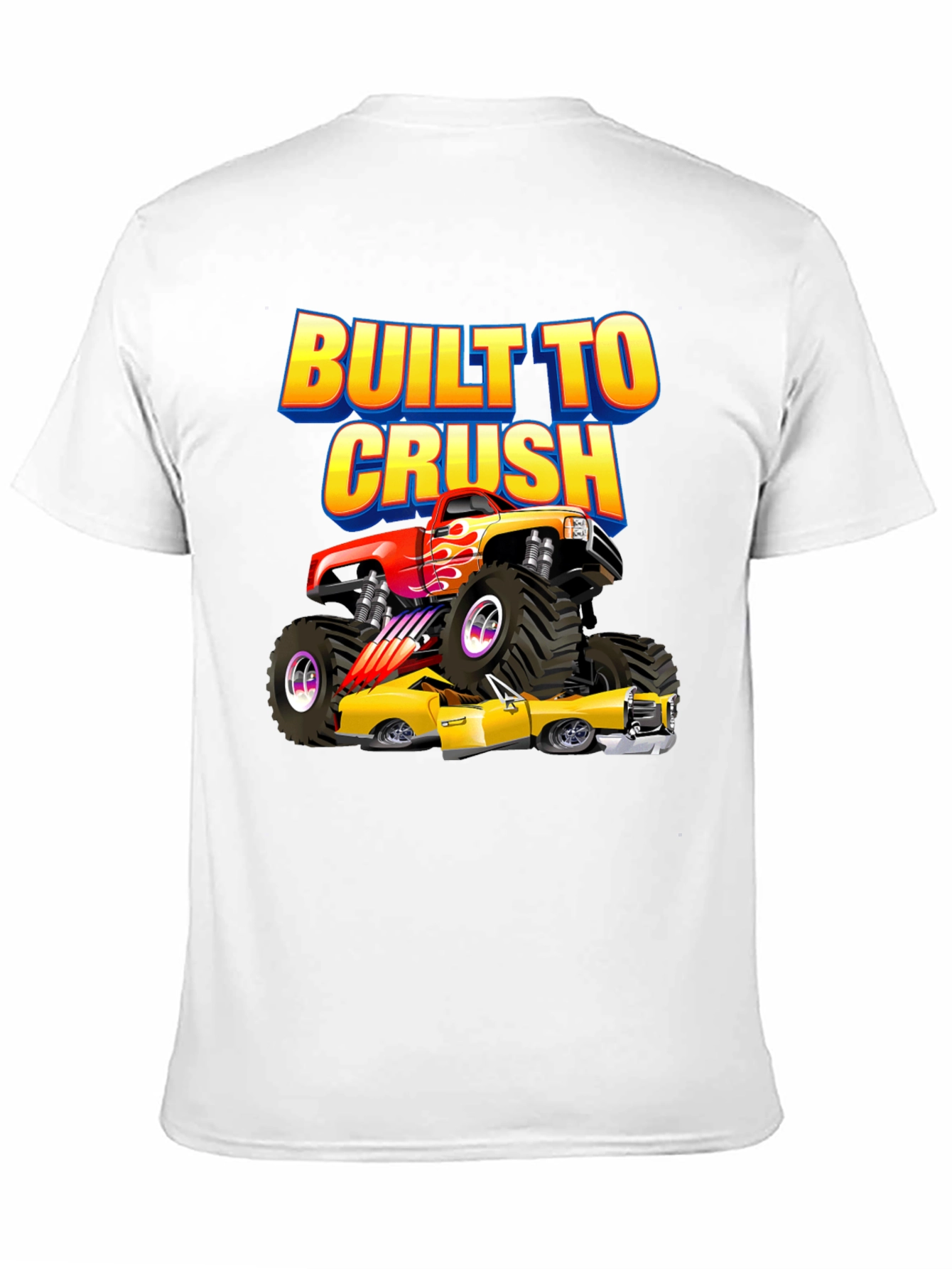 Built to Crush Monster Truck Graphic Tee