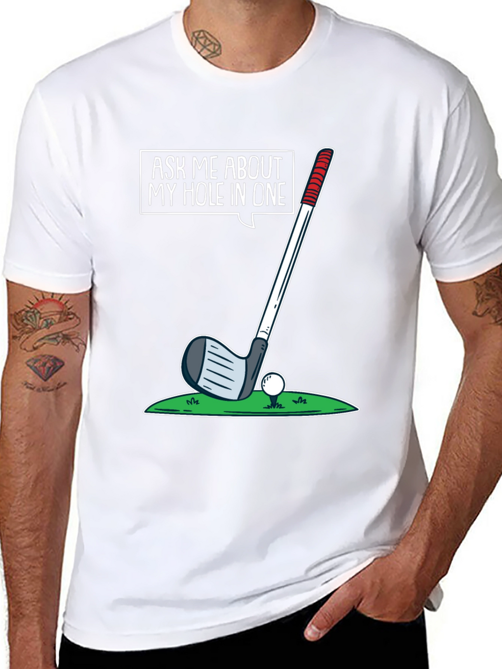 Golf Hole In One Graphic T-Shirt