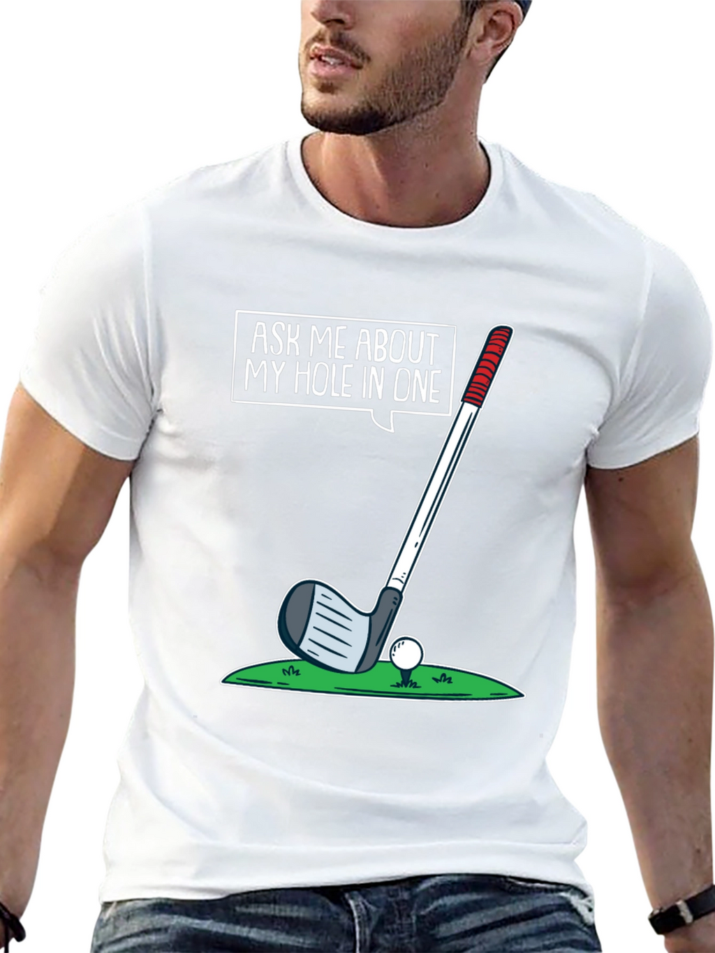 Golf Hole In One Graphic T-Shirt