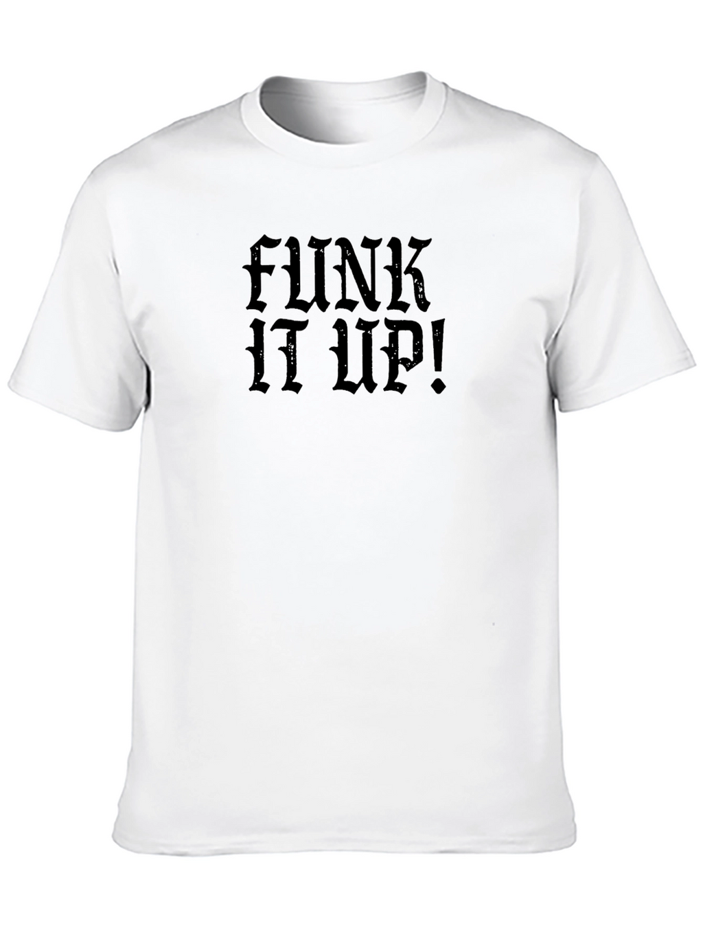 Funk It Up! Black Graphic Tee - Bold Style