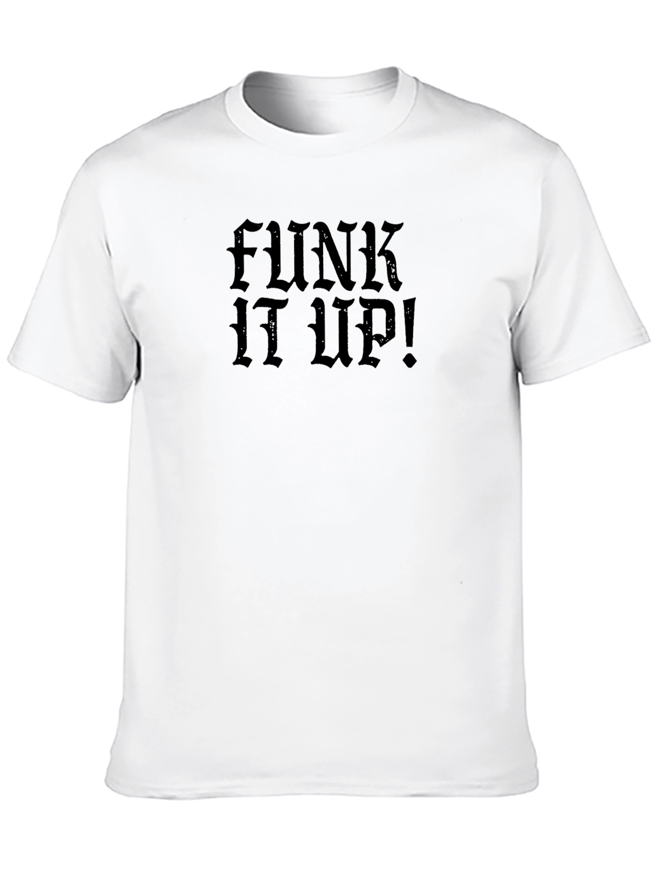 Funk It Up! Black Graphic Tee - Bold Style