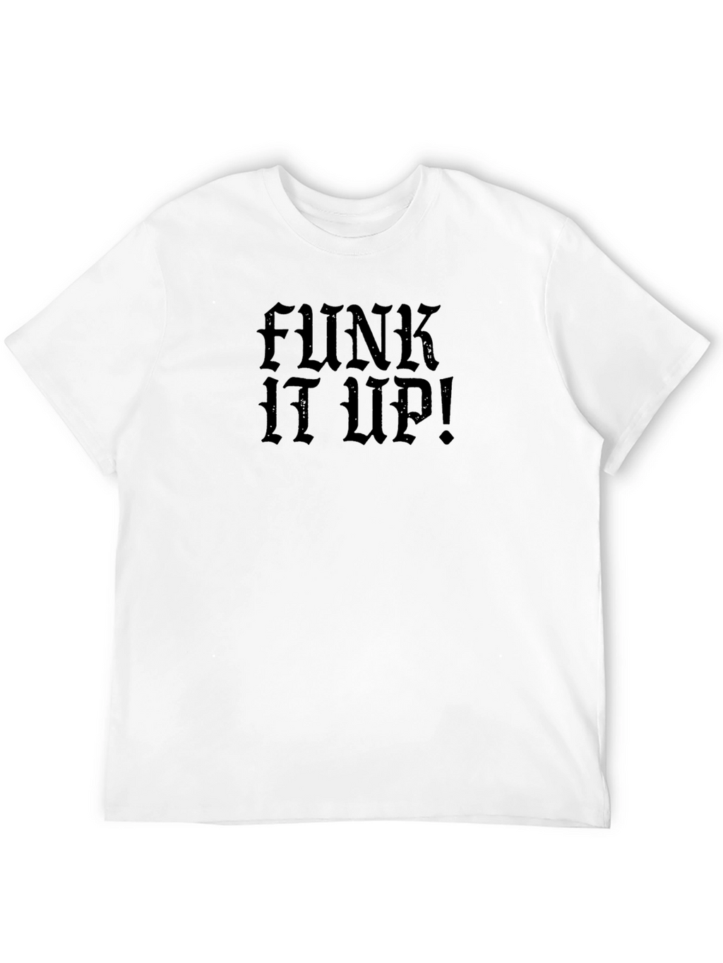 Funk It Up! Black Graphic Tee - Bold Style