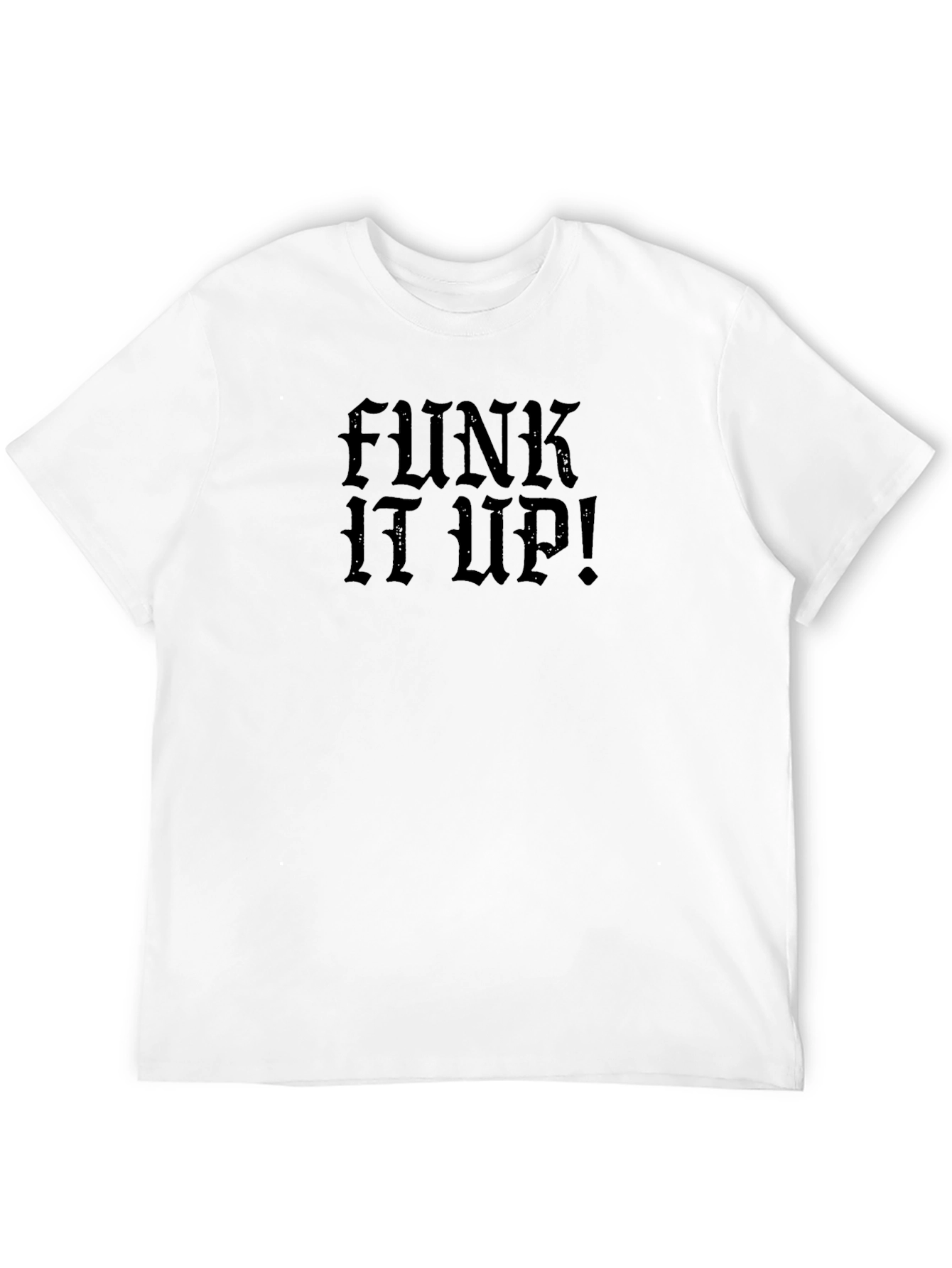 Funk It Up! Black Graphic Tee - Bold Style