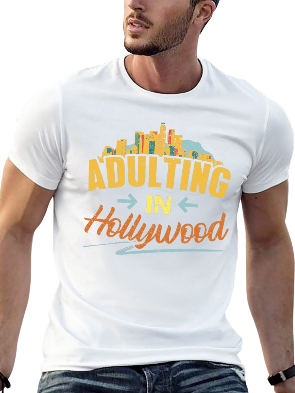 Adulting in Hollywood T-Shirt - Graphic Tee