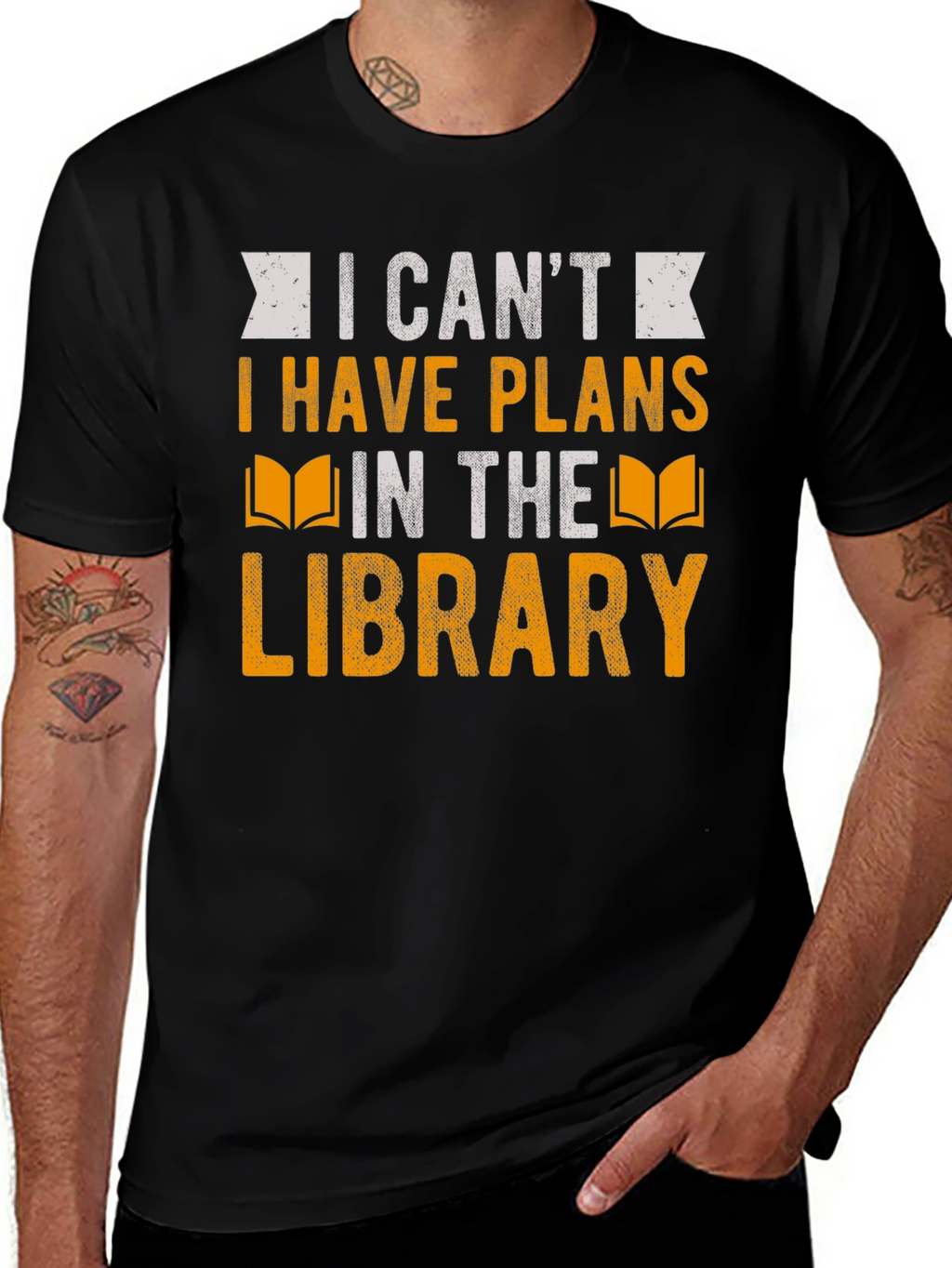 Library Plans T-Shirt - Book Lover Tee