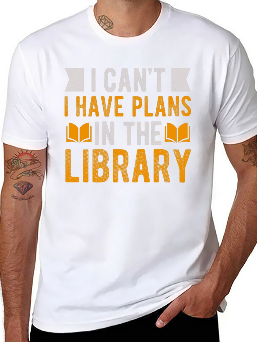 Library Plans T-Shirt - Book Lover Tee