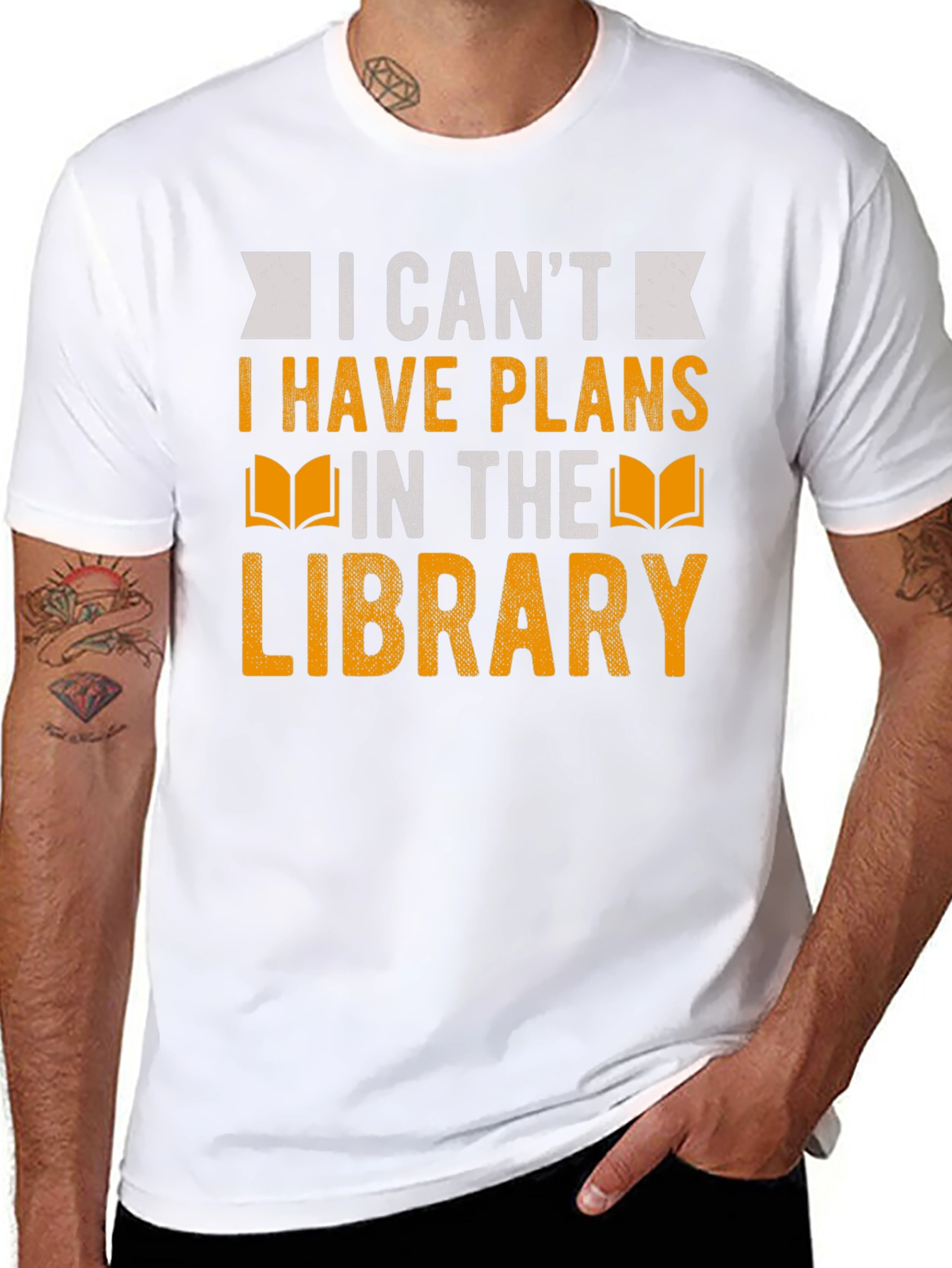 Library Plans T-Shirt - Book Lover Tee
