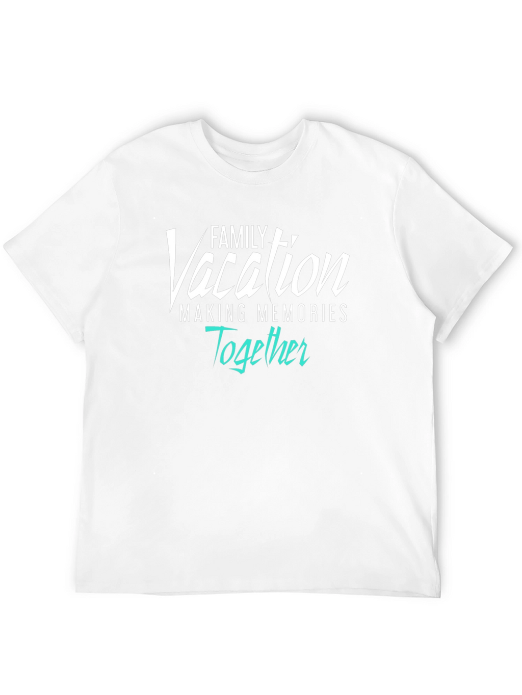 Family Vacation Memories Tee - Black Graphic T-Shirt