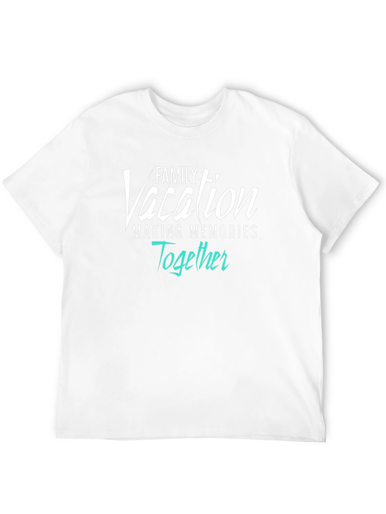 Family Vacation Memories Tee - Black Graphic T-Shirt