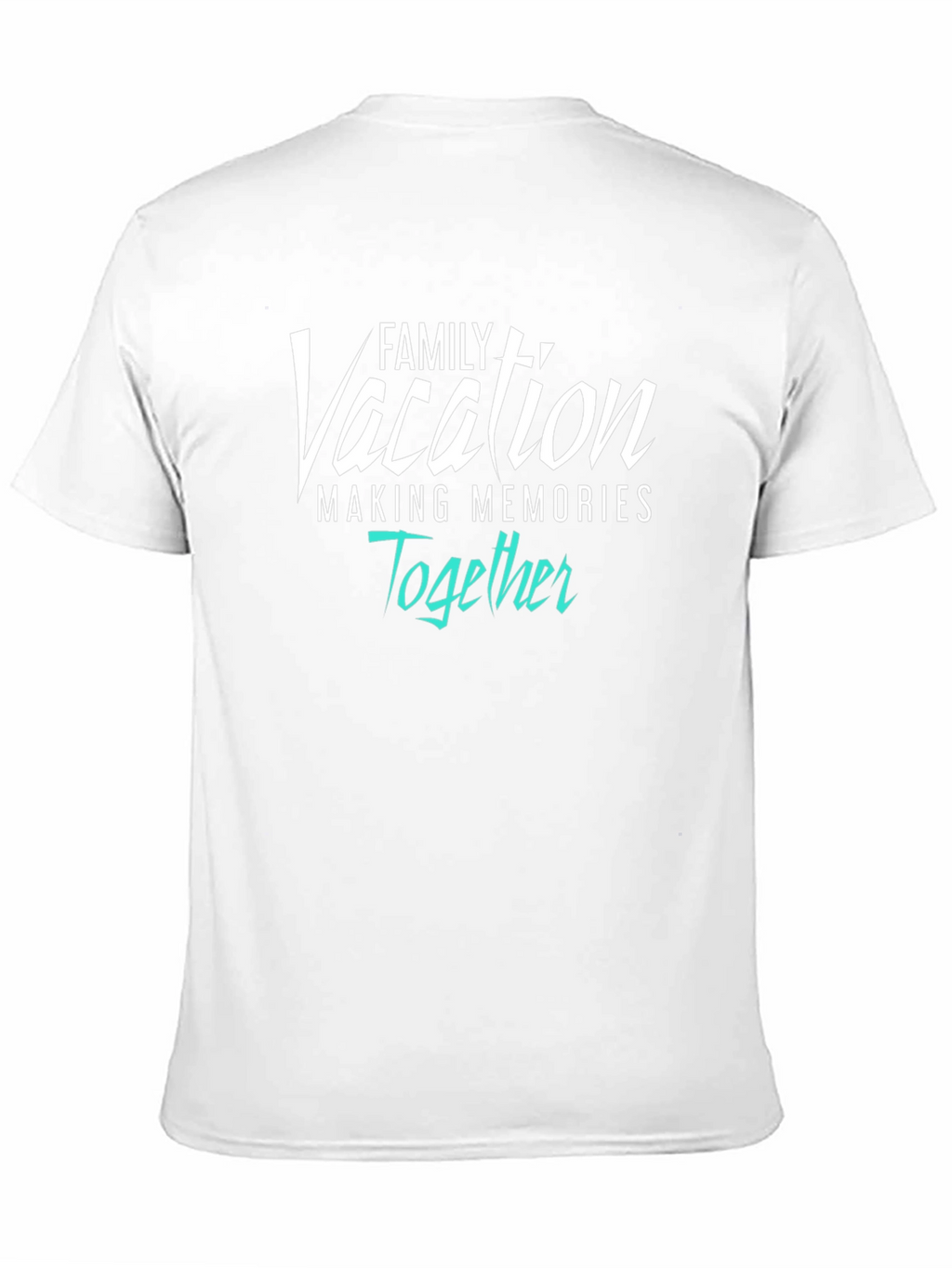 Family Vacation Memories Tee - Black Graphic T-Shirt