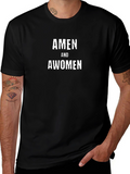 Amen and Awomen Graphic T-Shirt